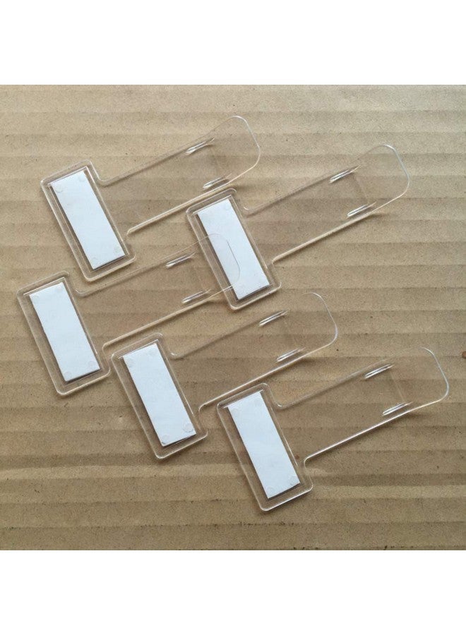 HEALLILY Transparent Windshield Plastic Parking Ticket Holder Clip Car Bill Ticket Holder With Adhesive Tape For Car Windscreen Window 2Pcs - Image 4