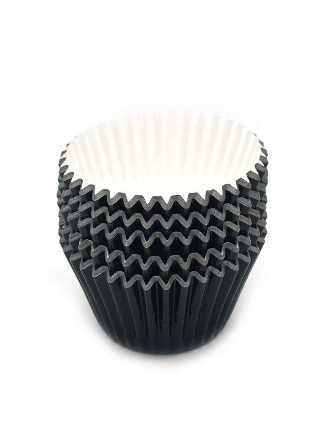 Mombake Standard Black Foil Cupcake Liners Muffin Baking Cups for Party and More, 100-Count - Image 5