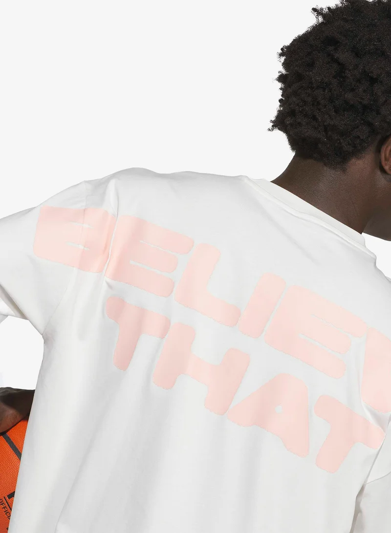 Adidas CLOWHI/HAZCOR Anthony Edwards Believe That T-Shirt for Men | Best Price UAE