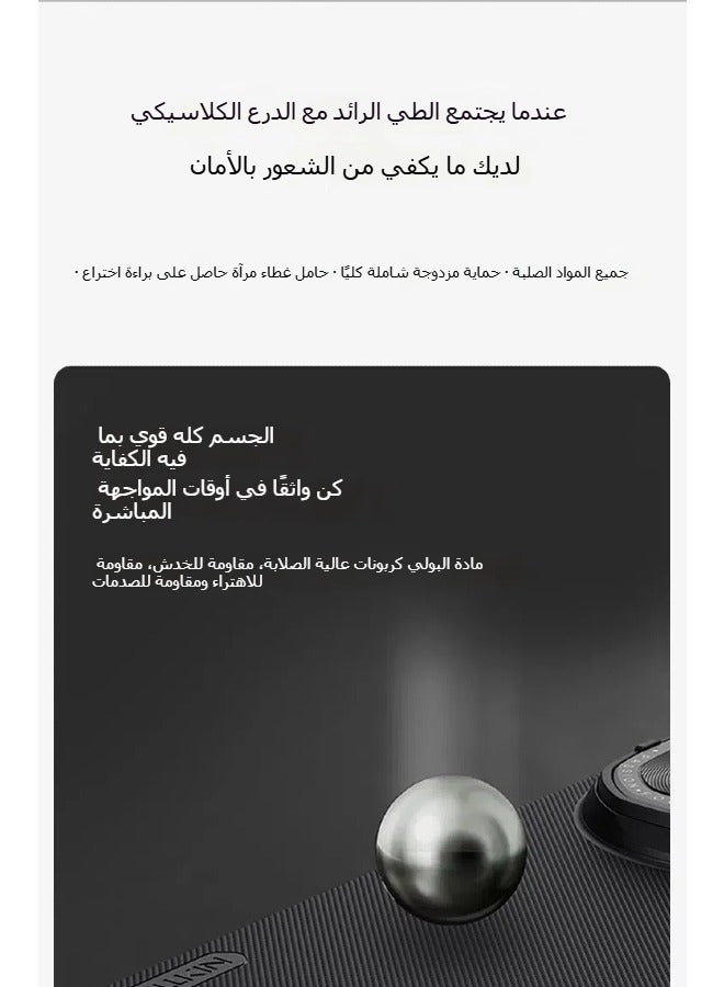 عام حافظة متوافقة مع حافظة هواوي ميت إكس 6 ، حافظة كمبيوتر صلبة غير لامعة غير لامعة ، كاميرا معدنية قابلة للطي ، حماية الخصوصية ، غطاء واقي مقاوم للصدمات - Image 4