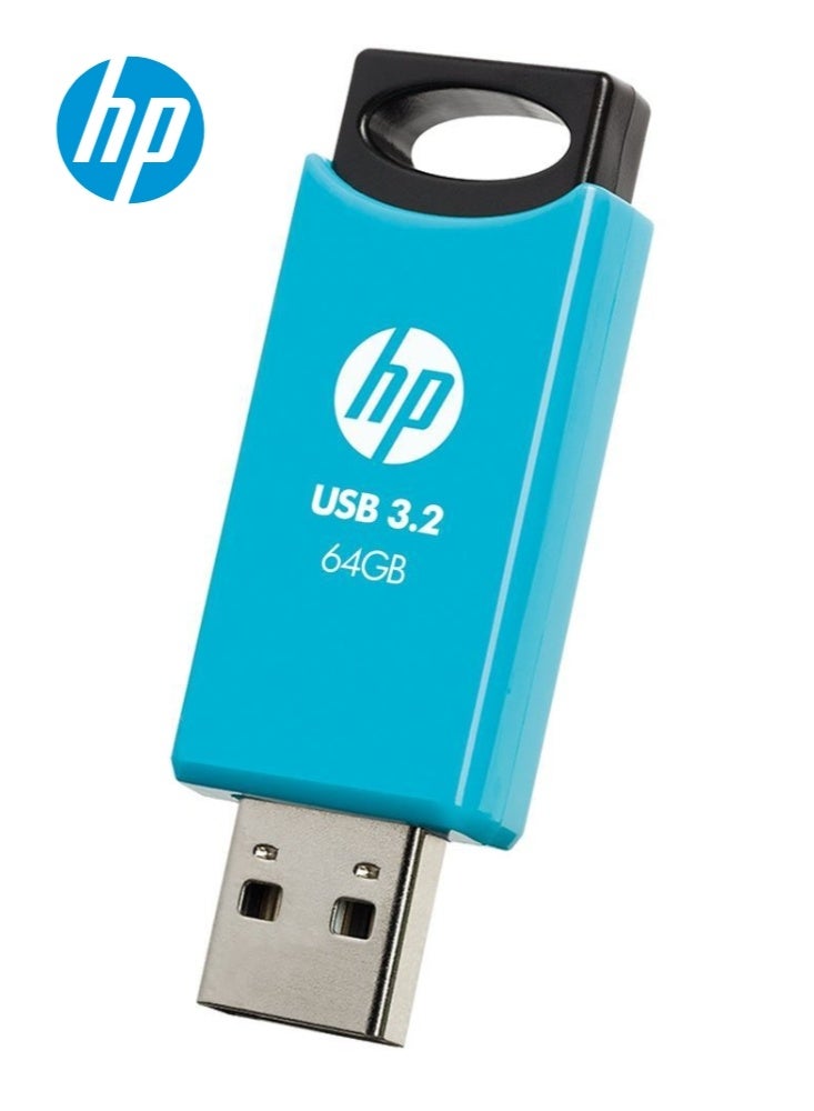 HP محرك فلاش USB 3.2 712w | 64GB - أزرق فاتح (120 ميجابايت/ثانية) - Image 1