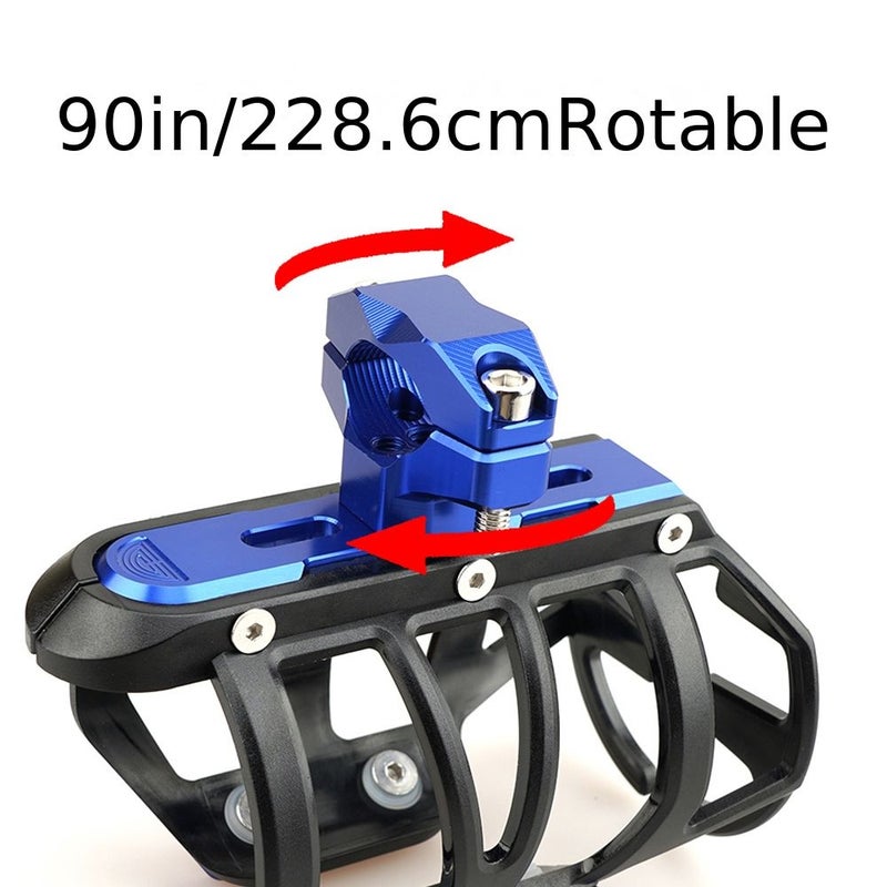 حامل زجاجة ماء وموزع أكواب أحمر عالمي لدراجة هوندا XL750 ترانزال كوب هيلدر - Image 3
