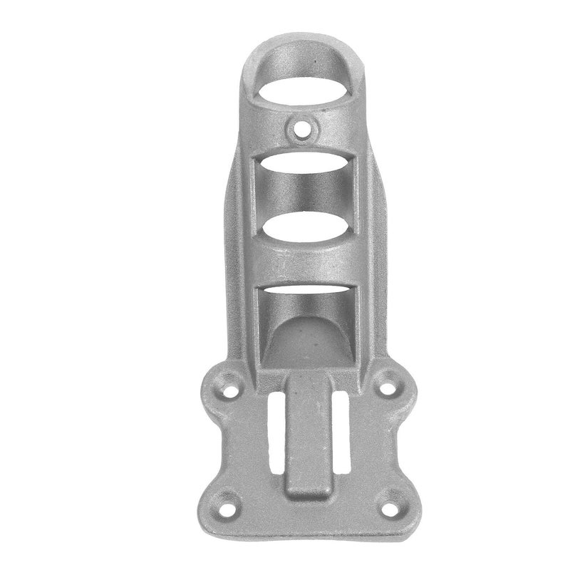Aluminum Alloy Adjustable Flag Pole Bracket Stand for Outdoor Wall Railing Mount - Image 1