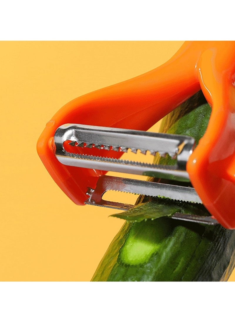 HM2A - Ultra Sharp Multifunctional Potato Peeler, for Fruit and Vegetables, for the Kitchen, Robust Bottle Opener with Ergonomic Handle - Image 1
