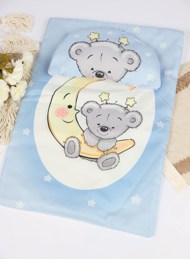 FUN MOMENT Bedspread Decorated with Various Prints and Drawings - Image 1