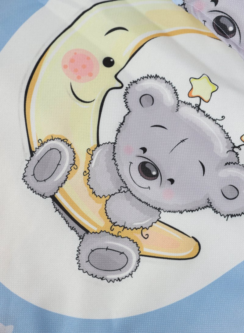 FUN MOMENT Bedspread Decorated with Various Prints and Drawings - Image 3