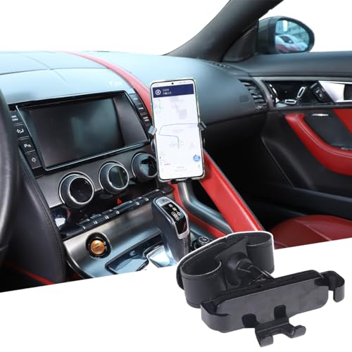 JONKOKO Car Central Control Armrest Car Phone Mount for Jaguar FType 20132024 Auto Mobile Phone Holder Accessories Style A - Image 1