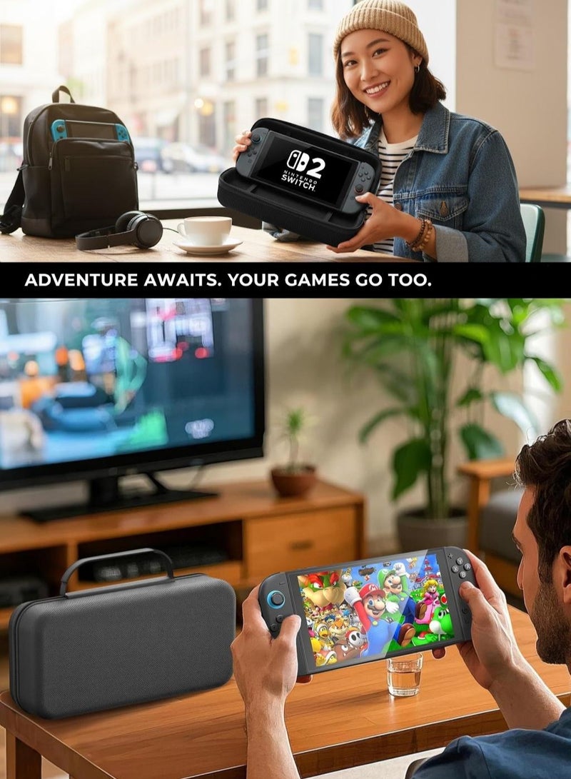 Case for Nintendo Switch 2, Portable Switch Travel Case - Waterproof Nylon material - Lightweight and Large Capacity Carrying case - Accessories for Switch 2 - Image 5