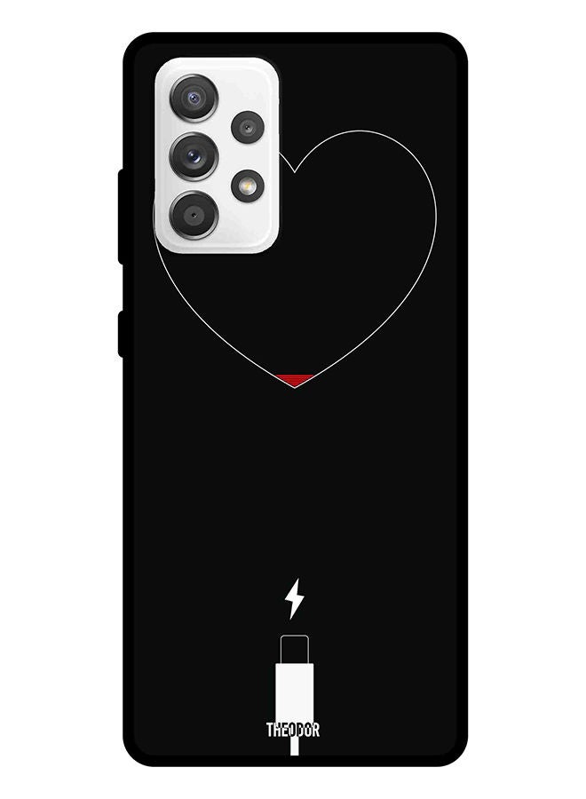 Theodor Protective Case Cover For Samsung Galaxy A52s Heart Battery Low - Image 1