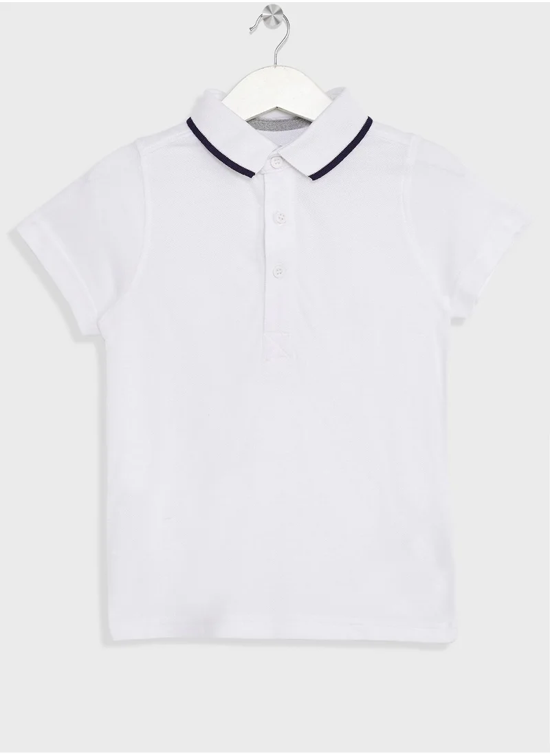 mothercare Kids 2 Pack Assorted Polo