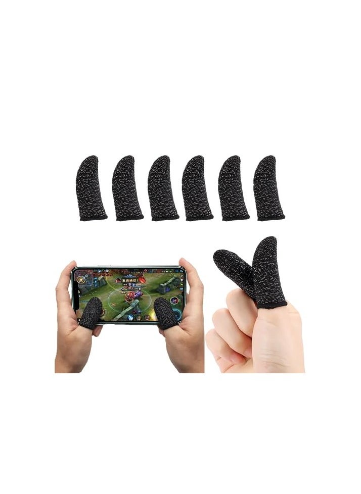 Kingsley Gaming Finger Sleeves for Sweat Proof Mobile & Console Gaming, Friction-less PUBG finger Sleeves Stabiliser & Protector for thumb sleeves gaming  - Image 1