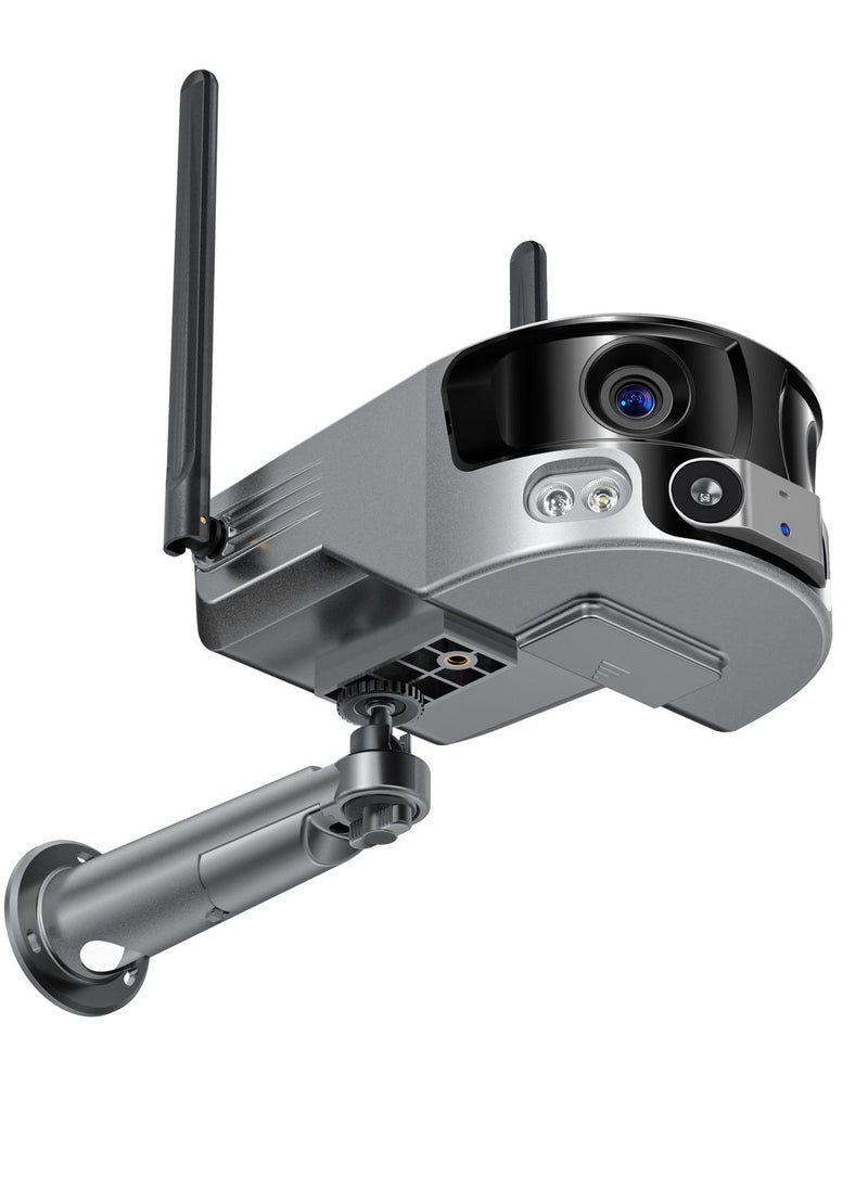 SOLAR WATT Camera Wireless 4K HD 180 Degree Solar Powered Security Camera with Memory Card Waterproof Dustproof Smart Tracking Technology Easy to Install and Control  - Image 4