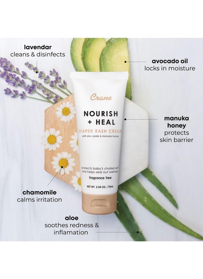 Crane BABY Diaper Cream Nourish Heal And Protect 2.54 Oz  - Image 3