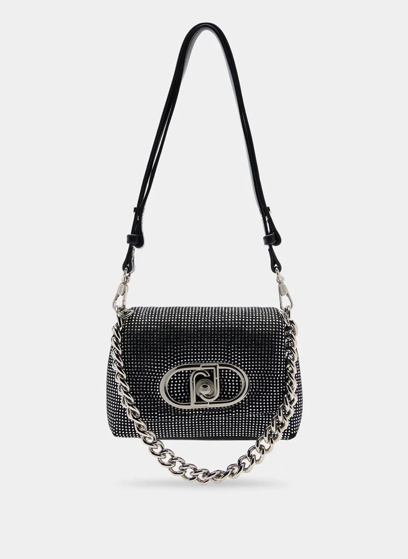 Liu Jo LaPuffy crossbody bag with rhinestones