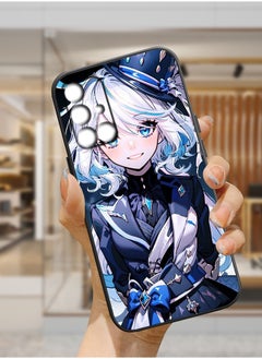 Protective Shockproof Case Cover For Genshin Impact Furina anime Samsung Galaxy A51 4G GYB19 Drawing