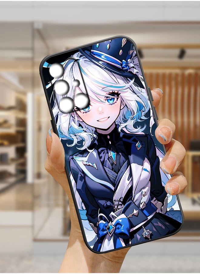 Generic - Protective Shockproof Case Cover For Genshin Impact Furina anime Samsung Galaxy A51 4G GYB19 Drawing - Image 1