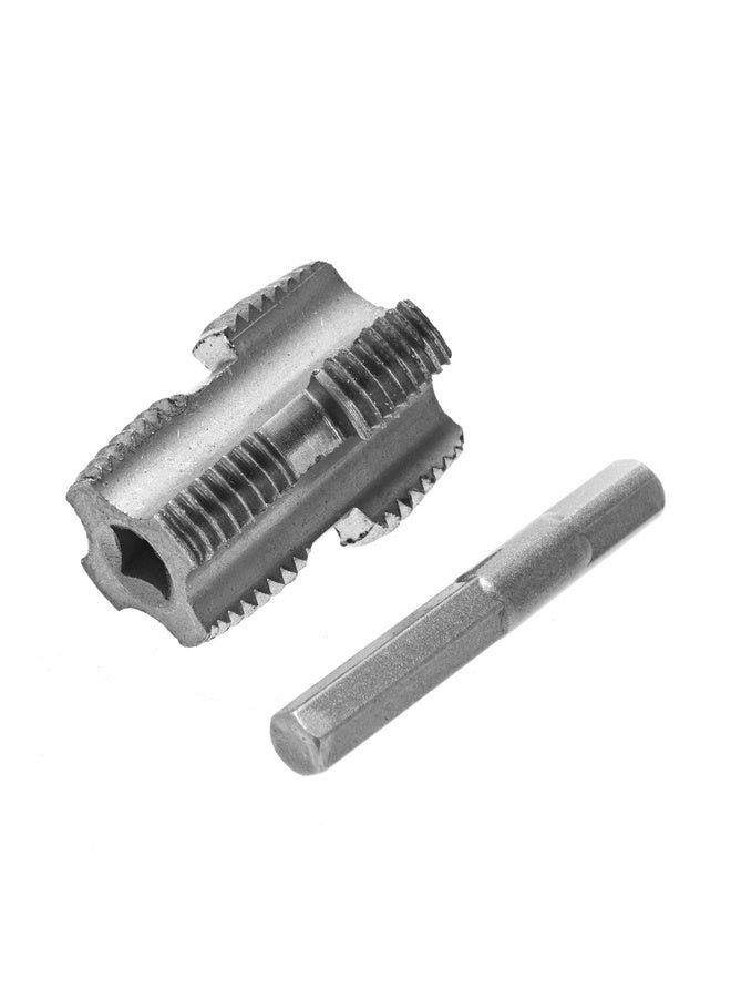 LAWAZIM Water Pipe Internal Thread Opener - Double-Ended Design Drill Compatible Bit for Plumbing Maintenance, Home Repair, Workshop Use, and Internal PVC Pipe Thread Restoration - Image 3