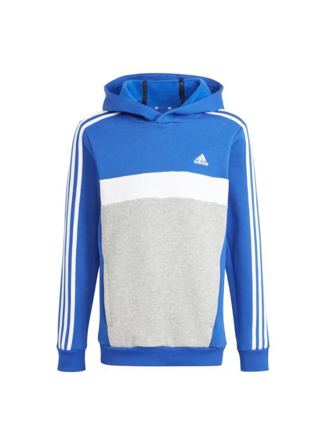 اديداس Tiberio 3-Stripes Colorblock Fleece Hoodie Kids