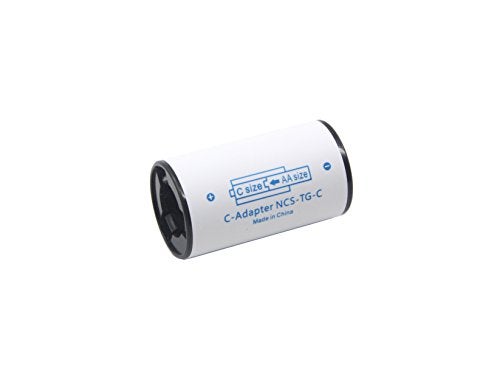 LAMPVPATH (Pack of 6) C Battery Adapter, AA to C Battery Adapter Converter Spacer, C Size Battery Adapter - Image 2