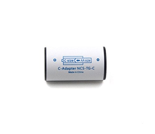 LAMPVPATH (Pack of 6) C Battery Adapter, AA to C Battery Adapter Converter Spacer, C Size Battery Adapter - Image 3