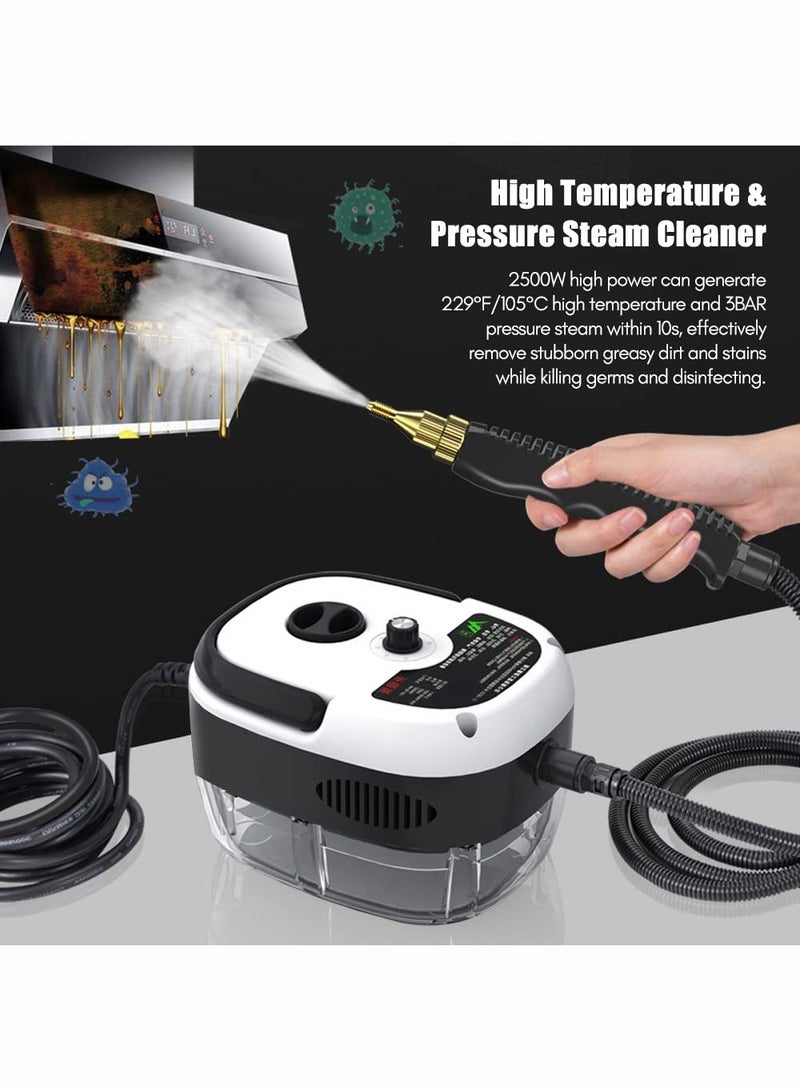 موندا منظف ​​بخاري، منظف بخاري محمول بقوة 2500 واط - Image 4