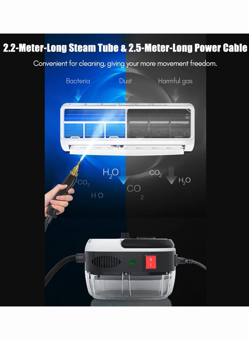 موندا منظف ​​بخاري، منظف بخاري محمول بقوة 2500 واط - Image 3