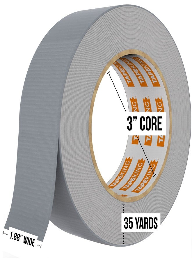 Tape King Silver Duct Tape Heavy Duty | Versatile Packing Tape 1.88 Inch x 35 Yards | Waterproof Tape Roll for Home Improvement, Office Use, Wrapping, Sealing, Crafting and General Repairs (3 Pack) - Image 2