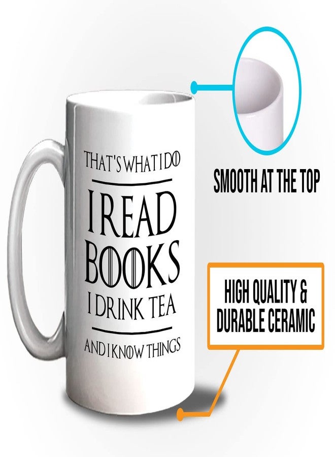 Bubble Hugs 11oz White Ceramic Coffee Mug - A Day Without Reading - Reading Reader Sunshine Book Addict Book Lover Bookish Novelist Librarian Writer - Image 5