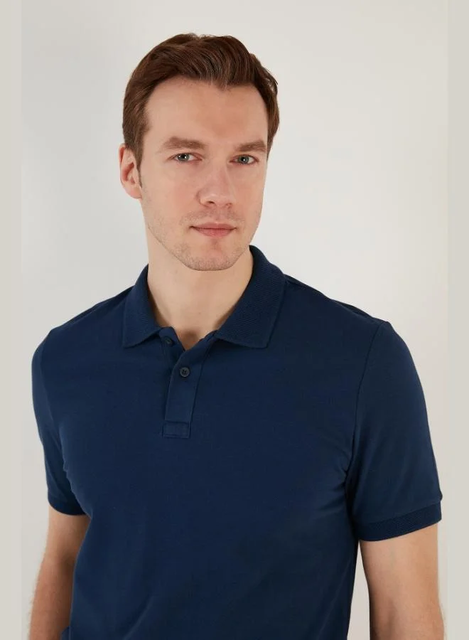 Buratti  Buratti Cotton Regular Fit Button-Down Polo Collar T-Shirt Men's POLO COLLAR T-SHIRT 5902739 for Men | Best Price UAE