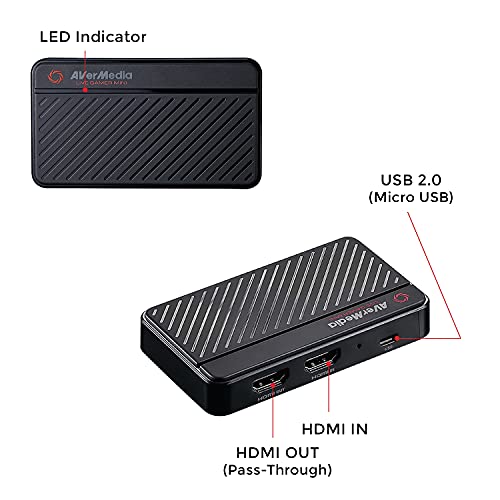 AVerMedia Live Gamer Mini: Full HD 1080P Video Recording, H.264 Hardware Encoder Game Capture Card (GC311) - Image 3