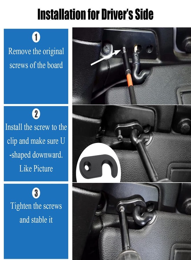 PEATOVIE Sun Visor Repair Kit 2 Pack Small - Image 3