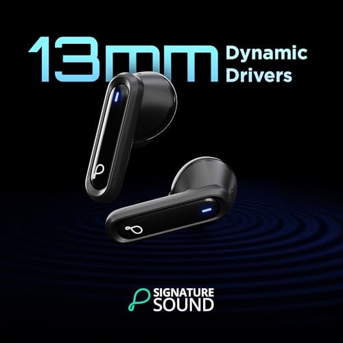 Pebble Newly Launched Striker Buds Wireless Earbuds with Deep Bass | Quad Mic ENC | Low Latency Gaming Mode | 40H Playtime | Dual Pairing | IPX4 Protection - Image 5
