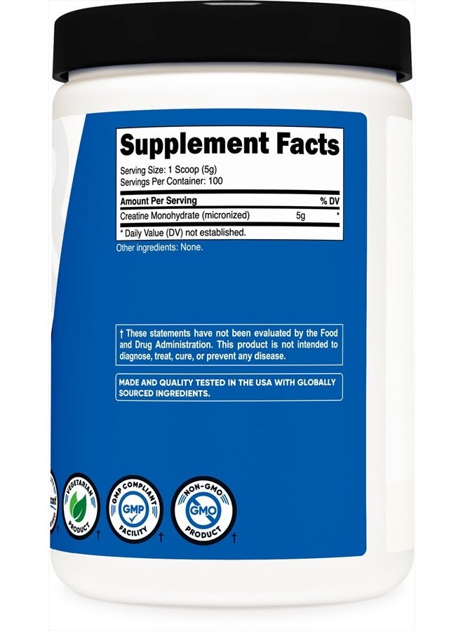Nutricost Creatine Monohydrate, Unflavored , 1.1 lb (500 g)  - Image 2