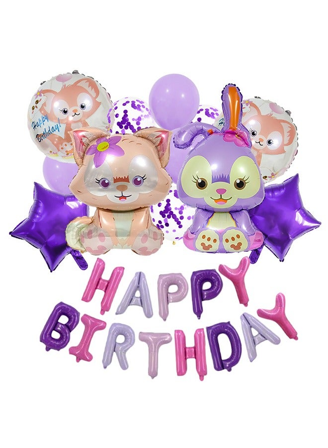 أورجنيزر عيد ميلاد سعيد راية - مجموعة المرح الطرف لوازم الديكور لطيف الكرتون الملونة الطرف الديكور للفتيات والأطفال الصغار - Image 1