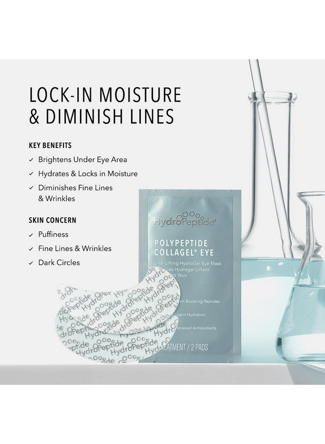 HydroPeptide PolyPeptide Collagel Eye Masks, Line-Lifting Hydrogel, Firmer Appearance and Hydration, 8 Treatments - Image 2
