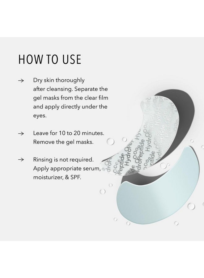 HydroPeptide PolyPeptide Collagel Eye Masks, Line-Lifting Hydrogel, Firmer Appearance and Hydration, 8 Treatments - Image 4