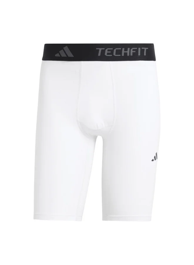 اديداس adidas TF BASE SHORT T White Training TIGHTS for Men - 2XS