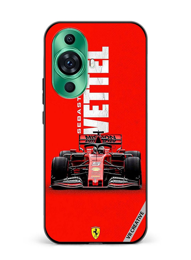 VR CREATIVE Protective Case Cover For Huawei nova 11 F1 Racing Car Design Multicolour - Image 1