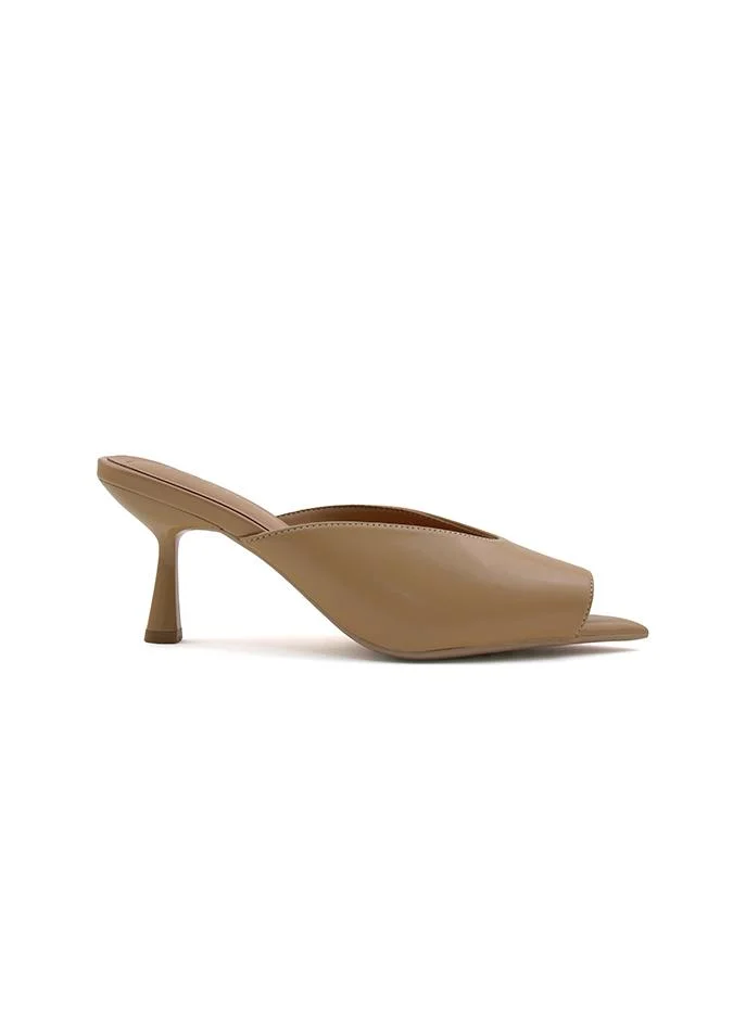 Cuple Heel Slipper – Soft Neutral Elegance