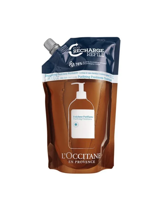 لوكسيتان L'Occitane Purifying Freshness Shampoo 500ml - Refill