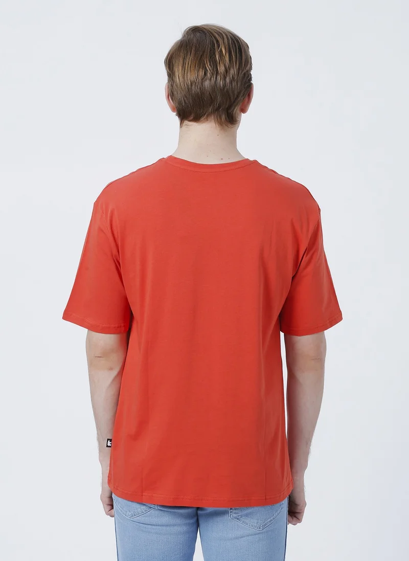 Bad Bear EXPLORE T-SHIRT Orange Men's T-Shirt 22.01.07.044-C109