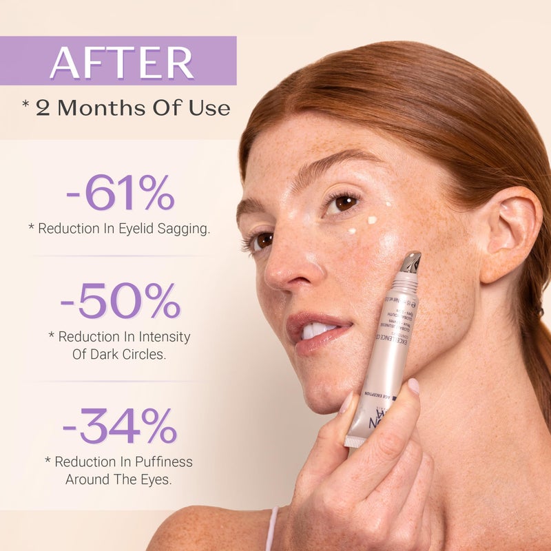 Yonka Excellence Code Contours Eye Cream | Anti-Aging Eye and Lip Treatment with Hyaluronic Acid | Reduce Puffiness and Dark Circles | Paraben-Free | 0.53 oz - Image 4