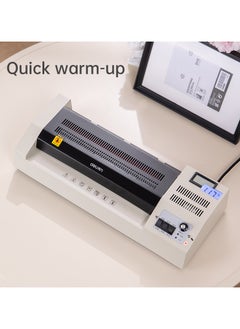 Deli Deli E3895-EU Laminator A3, Hot & Cold Lamination, 600mm/min Speed, Low Noise, Grey  - Image 5
