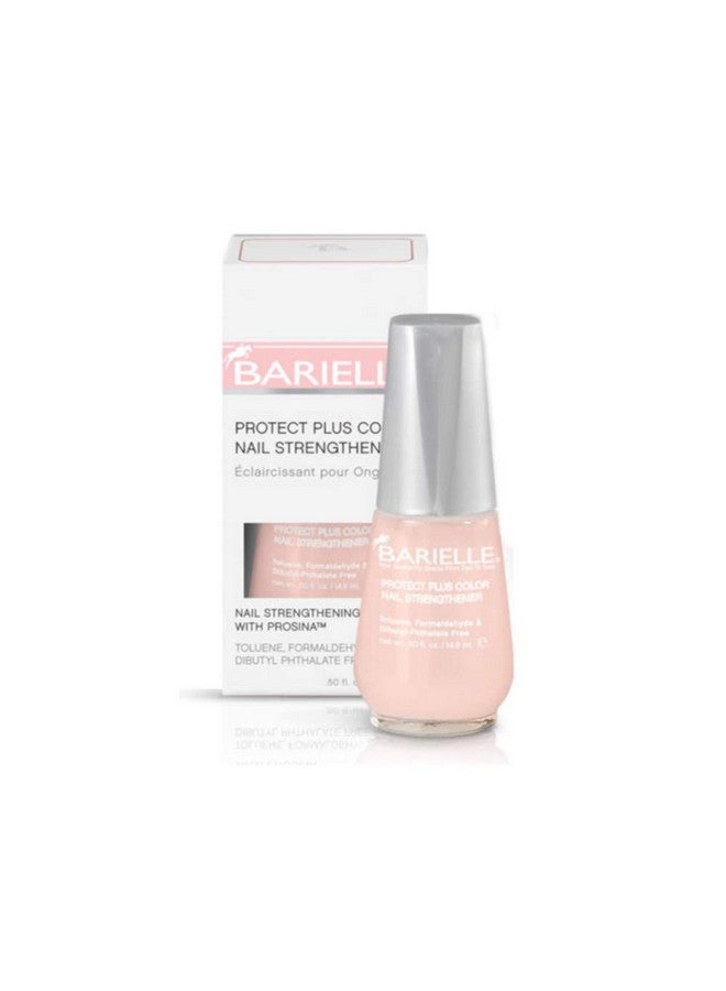 Barielle Protect Plus Color Nail Strengthener, Light Pink, 0.5 Ounce - Image 1