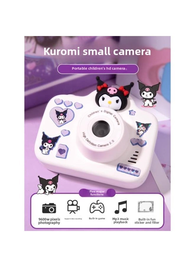 Generic CCD Kulomi Children's Toy Camera Photographable Sanrio Digital Mini Camera Children's Gift-Body Color:Hello Kitty Dual Camera-package 2 16g Can Take About 2500 Pictures  - Image 4