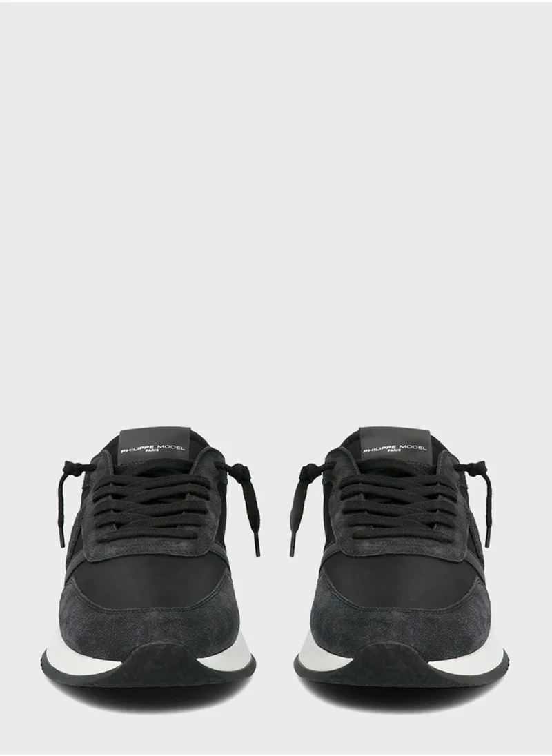 Philippe Model Low Top Lace Up Sneakers