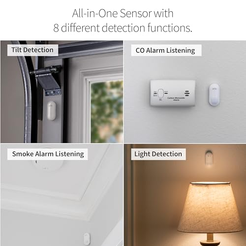 Arlo Home Security System - Wired Keypad Sensor Hub, (2) 8-in-1 Sensors, 24/7 Professional Monitoring- No Contract Required, DIY Installation, Alarm System for Home Security – SS1201, White - Image 5
