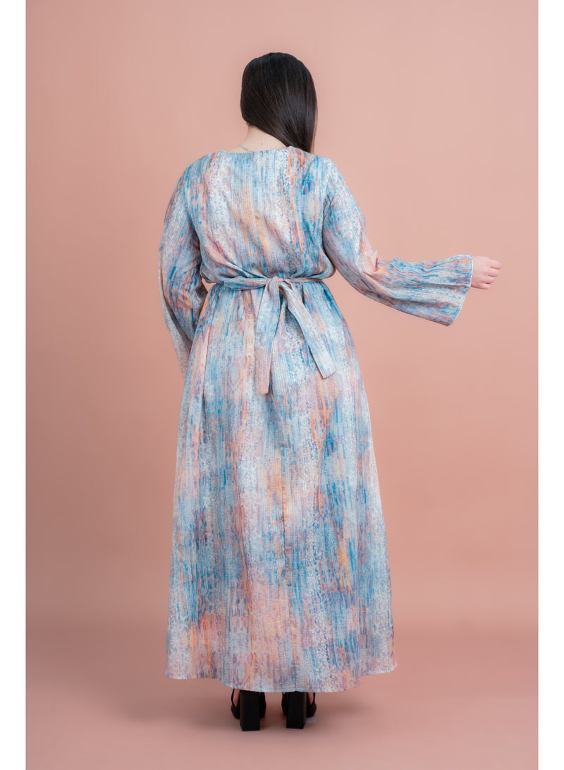 اكسا جلابية انيقة مطرزة - Image 2