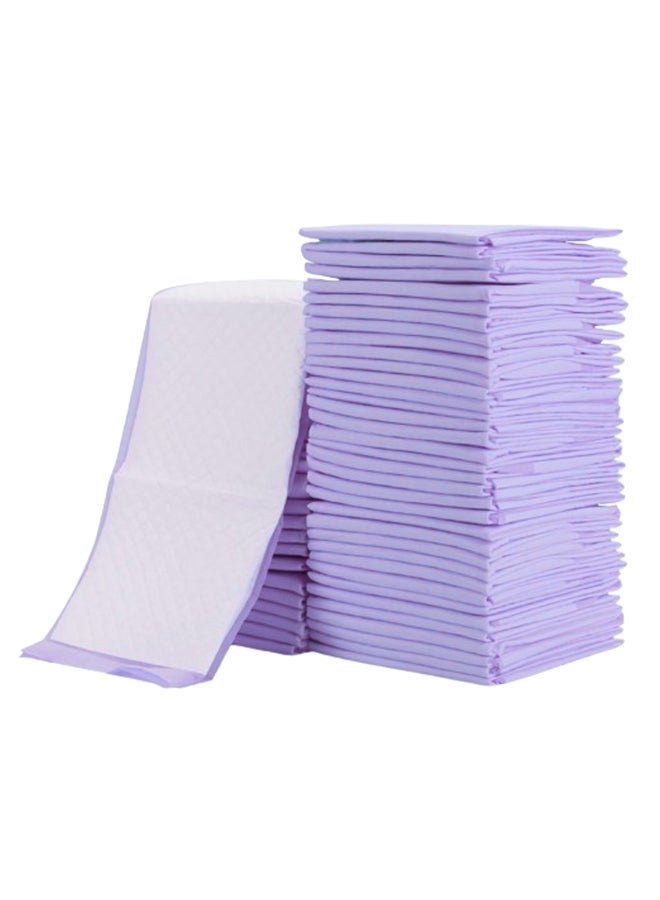 Cute 'n' Cuddle Pack Of 180 Disposable Soft Ultra Absorbent Waterproof Diaper Mess-Free Changing Mat Liners Baby Changing Mat Cover Bed Pads, Lavender, 60 CM X 90 CM - Image 1