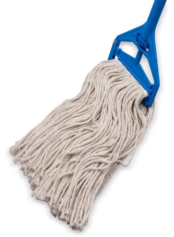 SPARTA Flo-Pac Cotton Mop Head, Cut-End, Narrow Band with White Band for Organized Cleaning, 32 Inches, Tan - Image 3